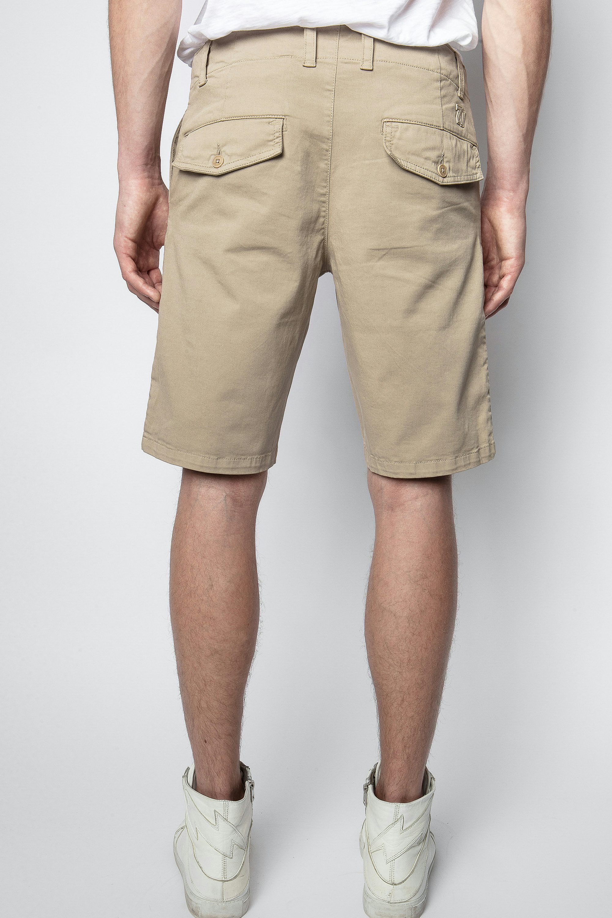 Pascal Chino Shorts - Men’s beige shorts.
